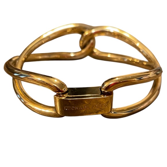Michael Kors Gold Love Knot Women's Bangle Bracelet - Picture 1 of 10